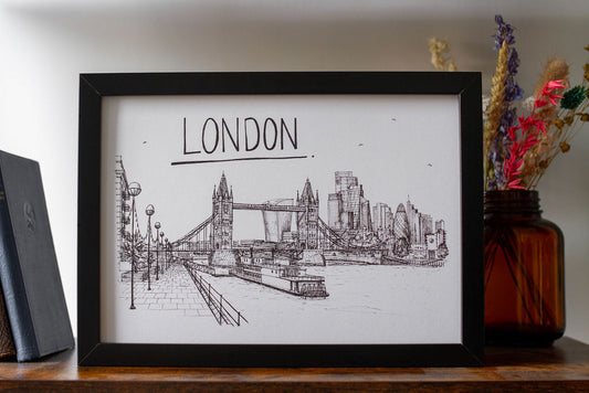 London Skyline Art Print
