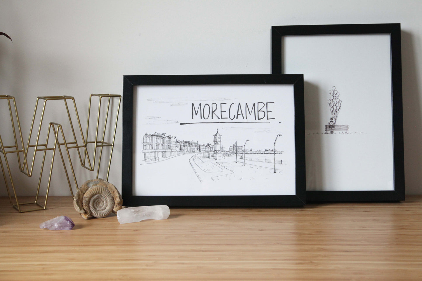 Morecambe Skyline Art Print