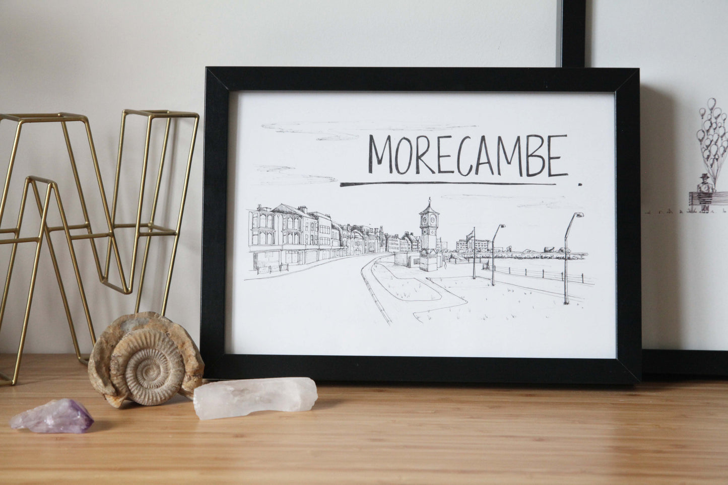 Morecambe Skyline Art Print