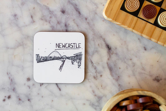 Newcastle Skyline Drinks Coaster