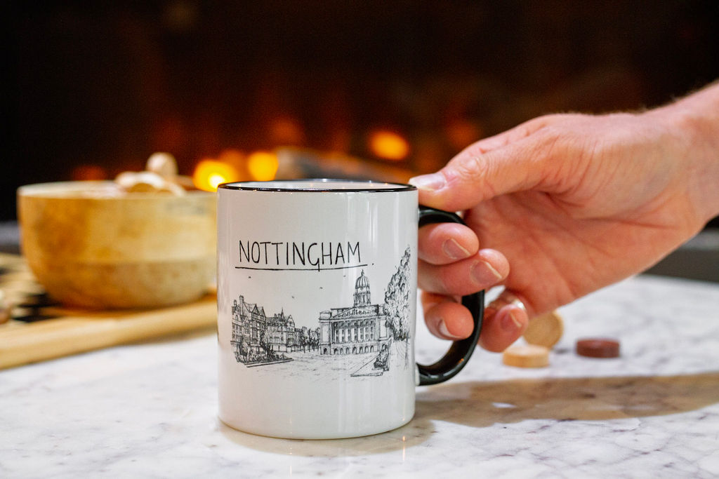 Nottingham Skyline Drinks Mug