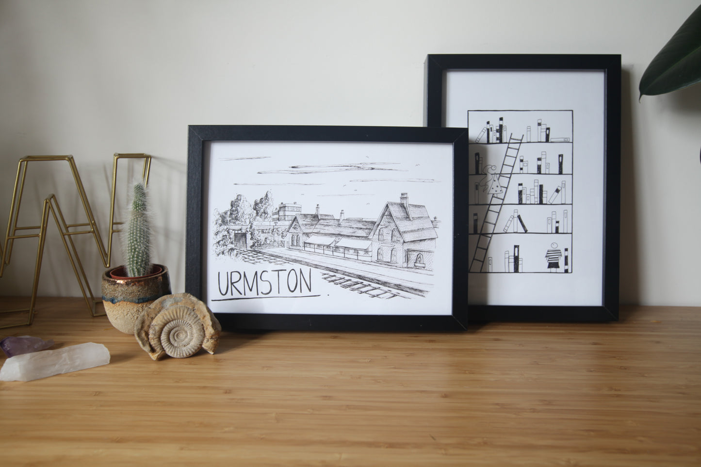Urmston Skyline Art Print