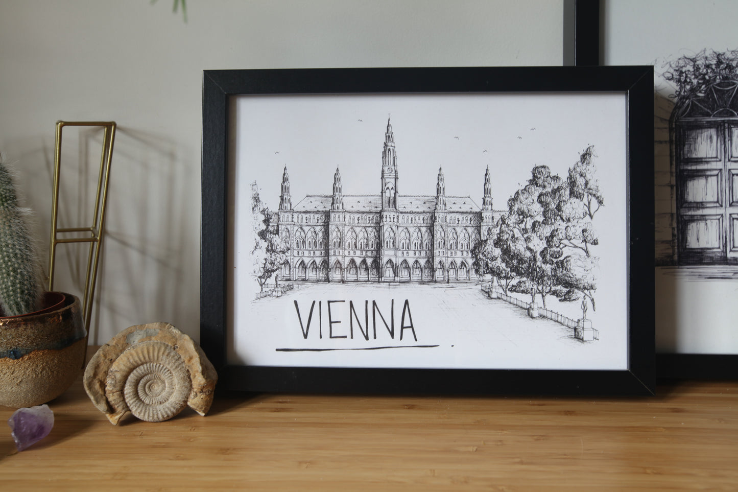 Vienna Skyline Art Print