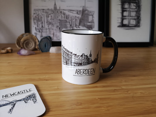 Aberdeen Skyline Drinks Mug
