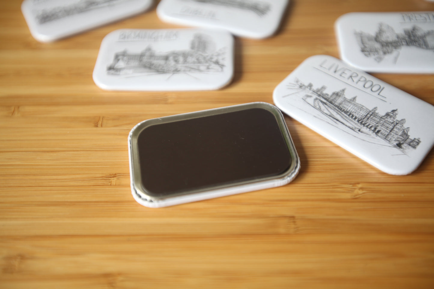 Lincoln Skyline Souvenir Magnet