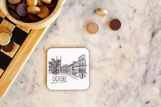 Derby Skyline Drinks Coaster