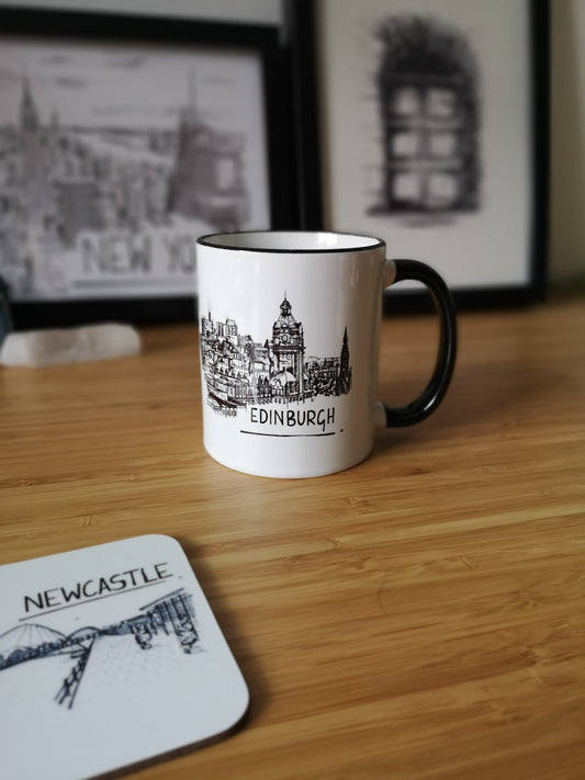 Edinburgh Skyline Drinks Mug
