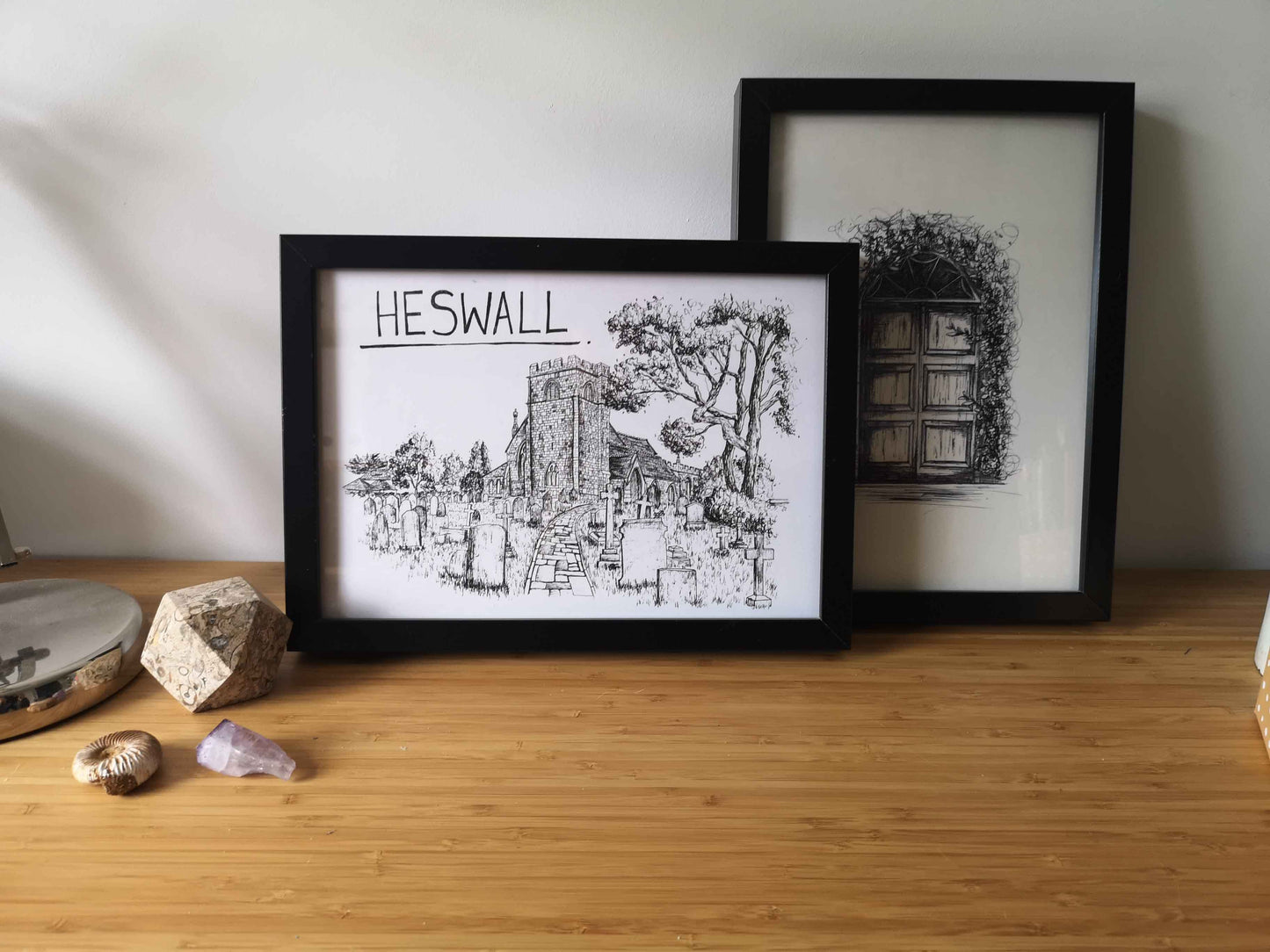 Heswall Skyline Wall Art Print