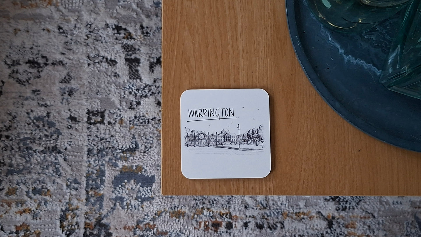 Warrington Skyline Drinks Coaster