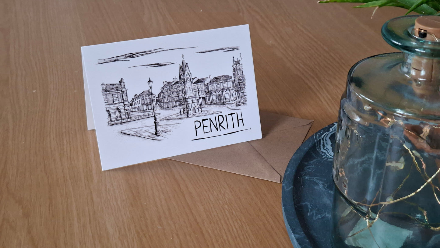 Penrith Skyline Greetings Card