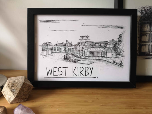 West Kirby Skyline Art Print
